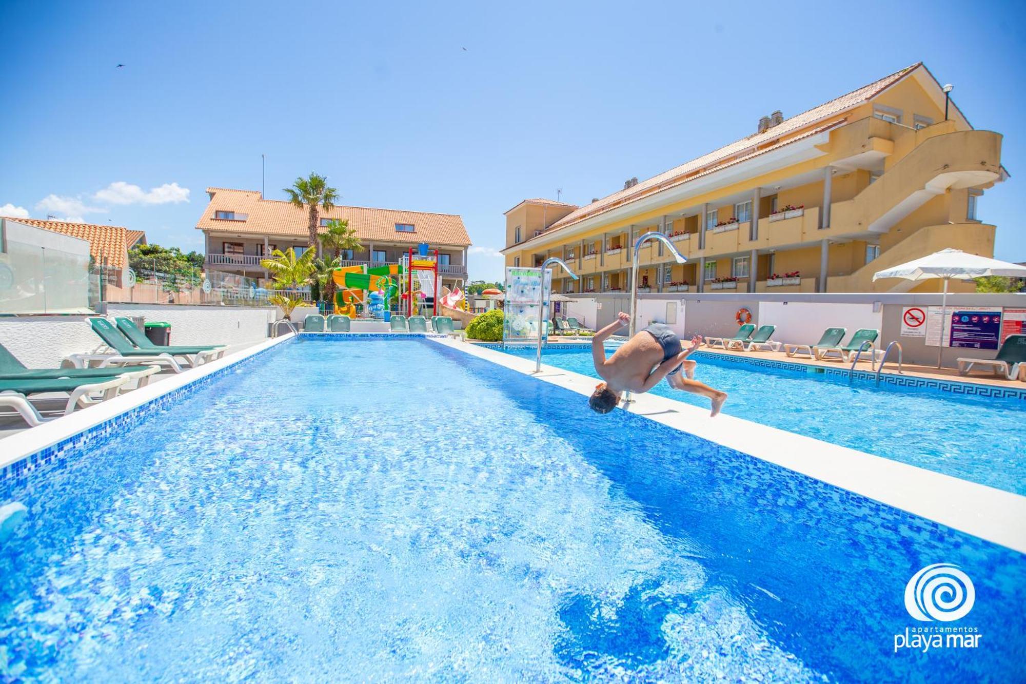 Ferienwohnung Lofts Complejo Playa Mar Portonovo Exterior foto