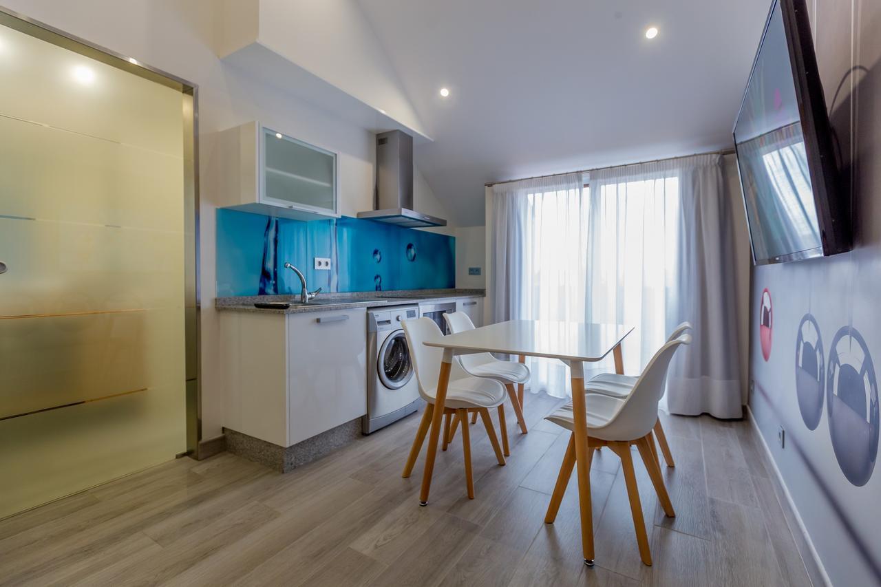 Ferienwohnung Lofts Complejo Playa Mar Portonovo Exterior foto
