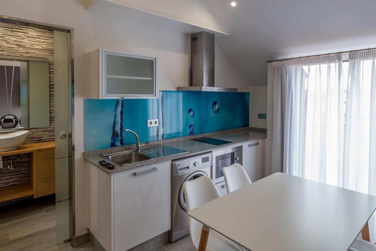 Ferienwohnung Lofts Complejo Playa Mar Portonovo Exterior foto