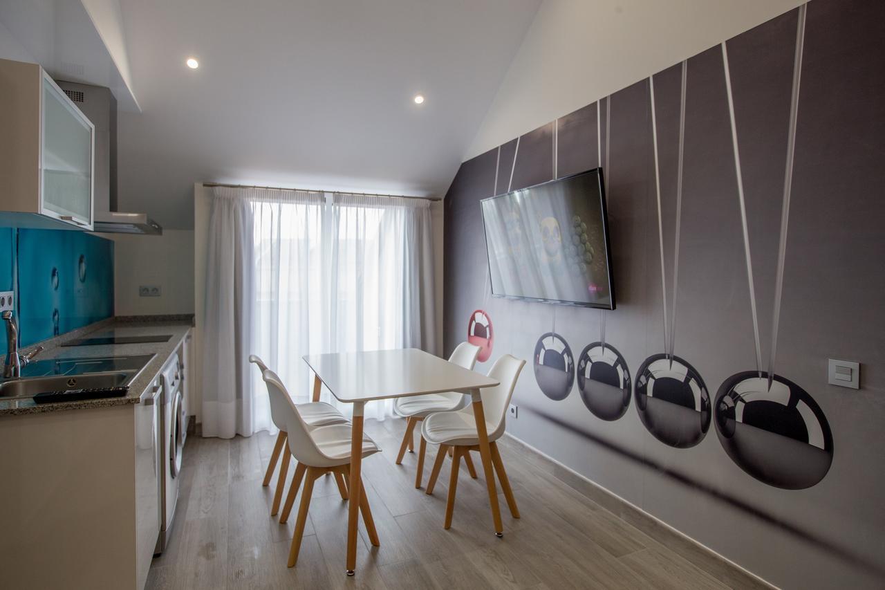 Ferienwohnung Lofts Complejo Playa Mar Portonovo Exterior foto